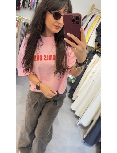 T-shirt damski short - Cool Girls Only // 4059