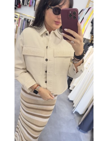 Bawełniana kurtka z haftem // 4066