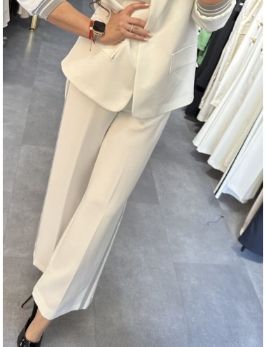 Białe spodnie od Ana Caselli // 4077