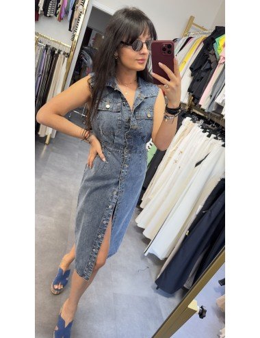 Jeansowa sukienka // 4079