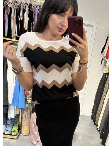 Tunika z bawełną i jedwabiem // 4089