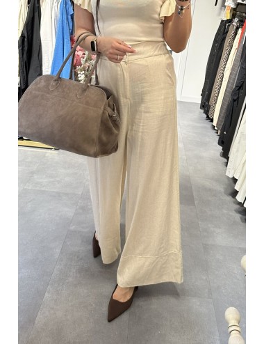 spodnie z luźną nogawką // 4104