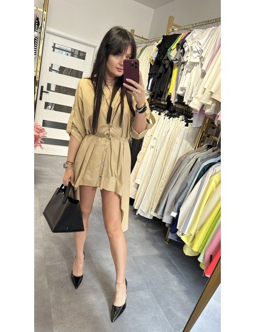 Ekskluzywny kombinezon-sukienka Babylon – Elegancja i nowoczesny design Made in Italy