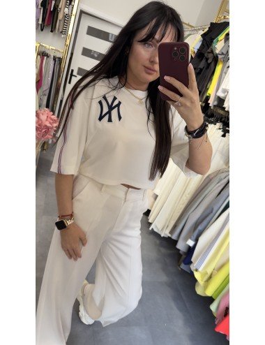 Bluzka z krótkim rękawem ViCOLO – Włoska elegancja z sportowym akcentem