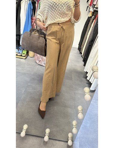 Lniane spodnie Ana Caselli – luksus i elegancja w najlepszym wydaniu