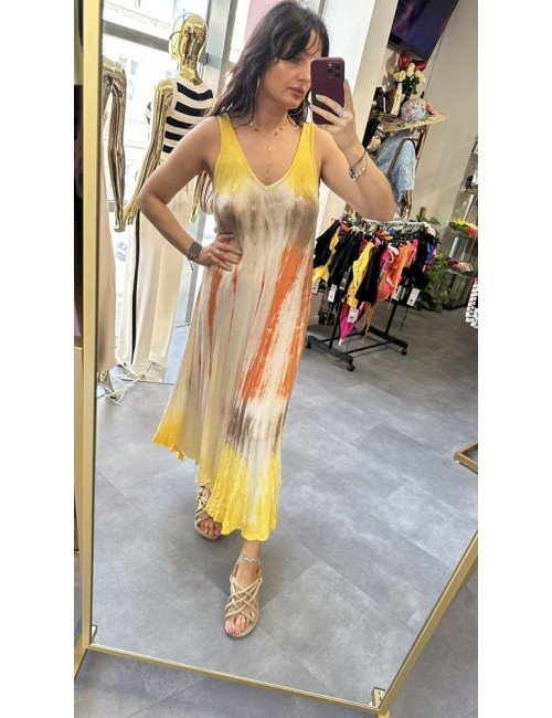 Wiskozowa Sukienka na Ramiączkach Ana Caselli | Maxi Lekka Lato | 100% Wiskoza