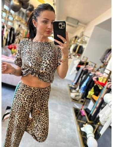 Top Leopard Ana Caselli | 100% Wiskoza | Letni Hit