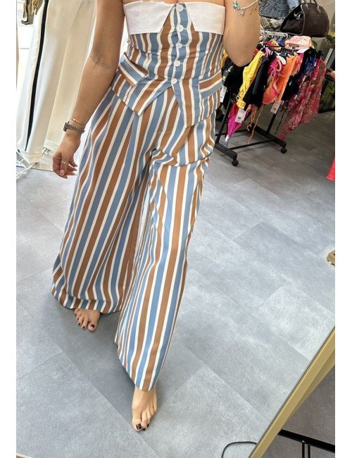 Spodnie Palazzo | Wiskoza | Made in Italy | Luksusowa Odzież Włoska