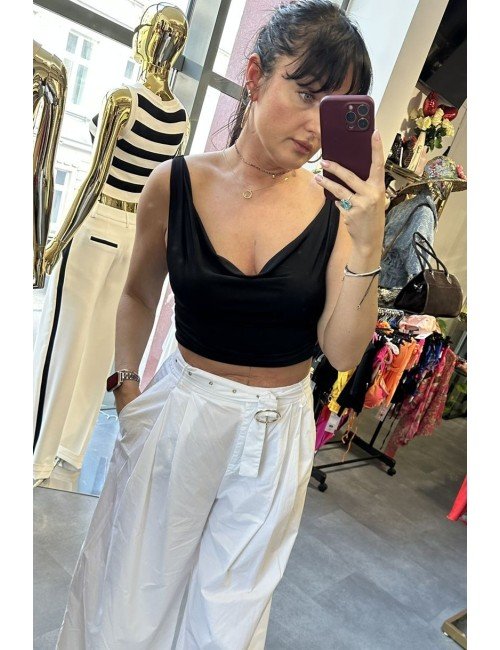 czarny top od Ana Caselli // 1738