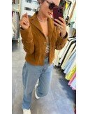 Kurteczka damska z naturalnej skóry zamszowej – styl i klasa