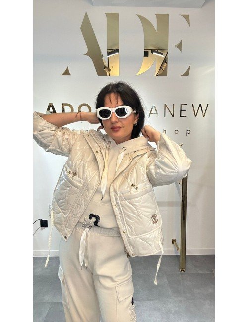 Kurtka Pikowana Brunello Cucinelli | Poliamid Made in Italy | Luksusowa Kurtka Damska