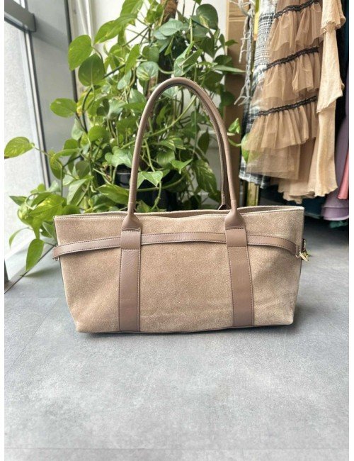 Torebka Damska z Naturalnego Zamszu // 4777