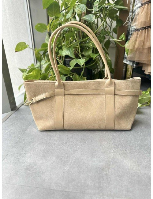 Torebka Damska z Naturalnego Zamszu // 4778