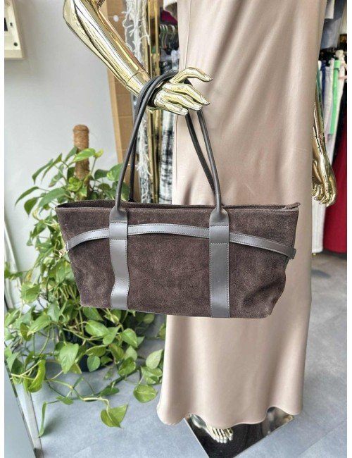 Torebka Damska z Naturalnego Zamszu // 4780