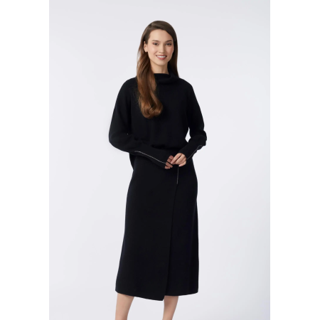 midi spódnica Gently wykonana jest z luksusowej mieszanki kaszmiru i wełny merynosów // 5091