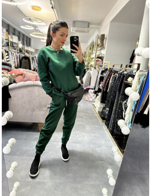 Bluza dresowa ocieplana z rozpięciami po bokach od Adore Danew