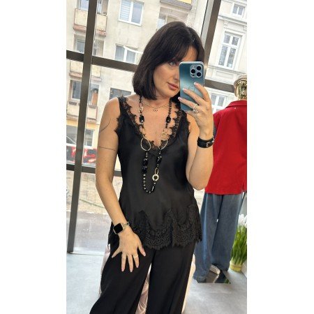 Koronkowy Top na Ramiączkach VENEZIA – Elegancja i Zmysłowość // 5162