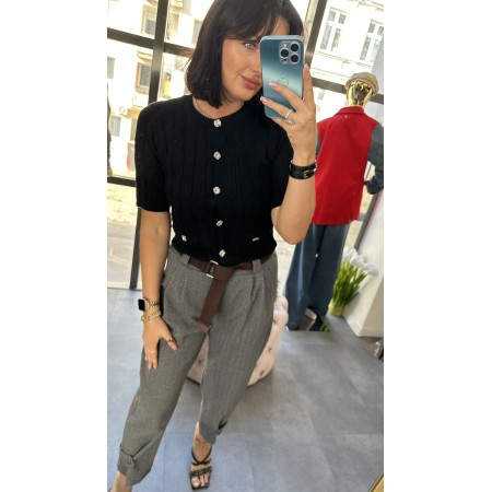 Sweter/Kardigan EMPIRE GLAMOUR – Francuski Szyk z Włoską Precyzją // 5171