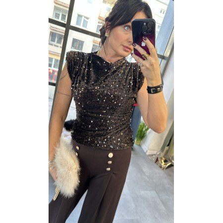 cekinowa bluzka // 5200