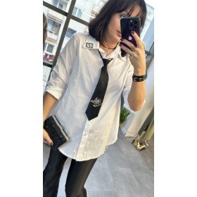 koszula z krawatem // 5215