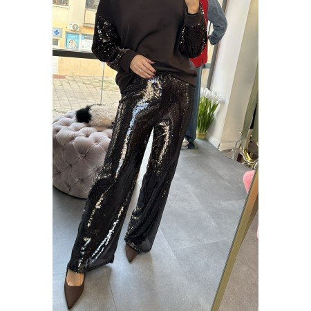 spodnie cekinowe // 5230