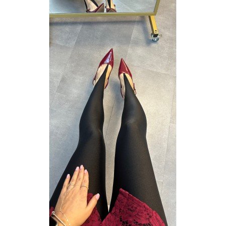 Lśniące Legginsy Split Shine – Elegancja i Komfort w Dwóch Klasycznych Kolorach // 5293*