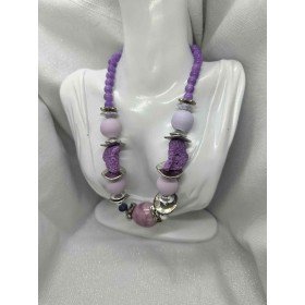 Fioletowy naszyjnik // 5333