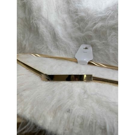 Elegancki Złoty Pasek Sprężynka – Metaliczny Blask // 5397