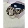 Elegancki Pasek Damski w Panterkę ze Złotą Klamrą Premium // 5440