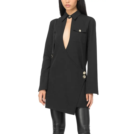 Mała Czarna PINKO „Glamour Cut” – Włoska Klasyka z Charakterem // 5600