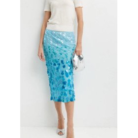 Cekinowa Spódnica Midi PINKO – Spektakularny Efekt Ombre // 5630