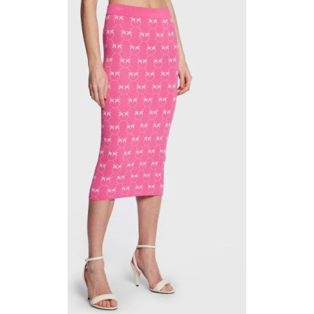 Elegancka Spódnica Mini PINKO – Czarna Klasyka z Teksturą // 5637