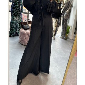 Spodnie Sandro Ferrone Black – Ikona Włoskiego Stylu Palazzo // 5646