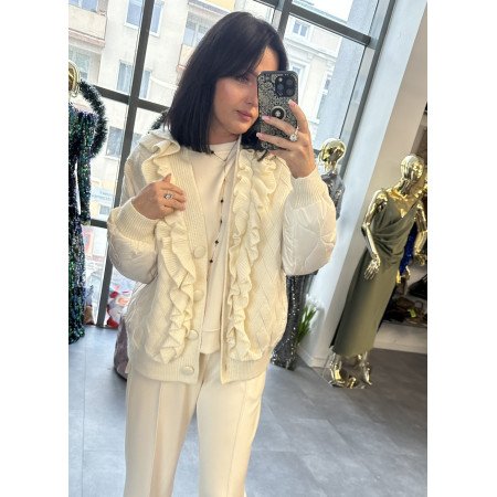 Kardigan Premium ANNA CASELLI – Włoska Elegancja i Komfort // 5685