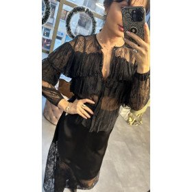 Koronkowa Koszula Premium – VICOLO (Made in Italy) // 5686