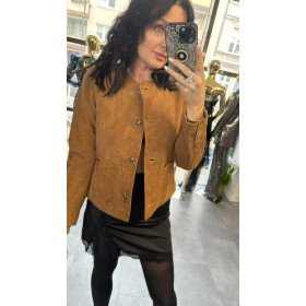 Zamszowa Marynarka Premium – Projekt Własny AdoreDane // 5688**