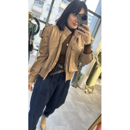 Skórzana Ramoneska Premium – Projekt Własny AdoreDane // 5691*