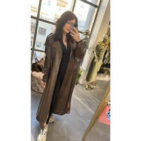 Skórzany Płaszcz Premium – Projekt Własny AdoreDane // 5693*