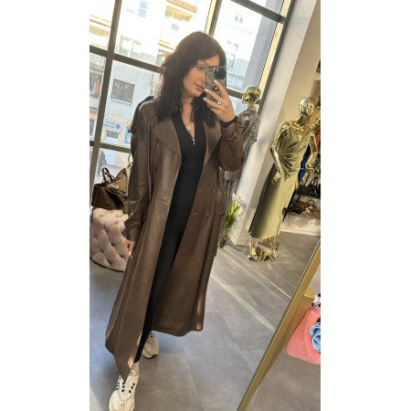 Skórzany Płaszcz Premium – Projekt Własny AdoreDane // 5693*