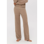Marc & Andre – Luksusowe Beżowe Spodnie Dzianinowe z Jedwabiem // 5694
