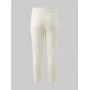 Eleganckie Spodnie Slim z Haftem – Cream – Made in France // 5710