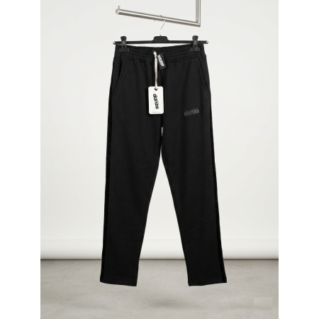 Czarne Spodnie Dresowe Danza – Ciepła Bawełna Premium – Made in Italy // 5711