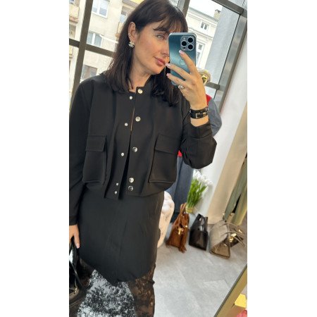 czarna kurtka Have One // 2543