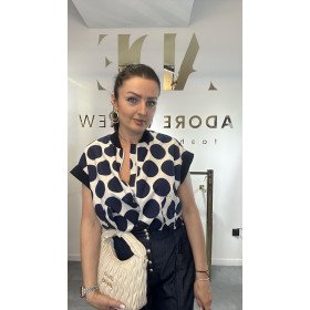 kamizelka w kropki od Souvenir l 100% Bawełna // 1234