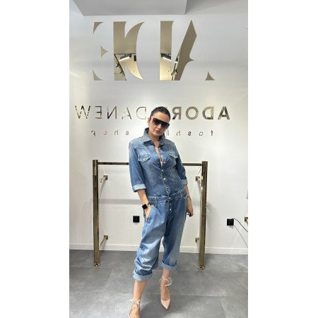 Jeansowy kombinezon od Babylon // 3157