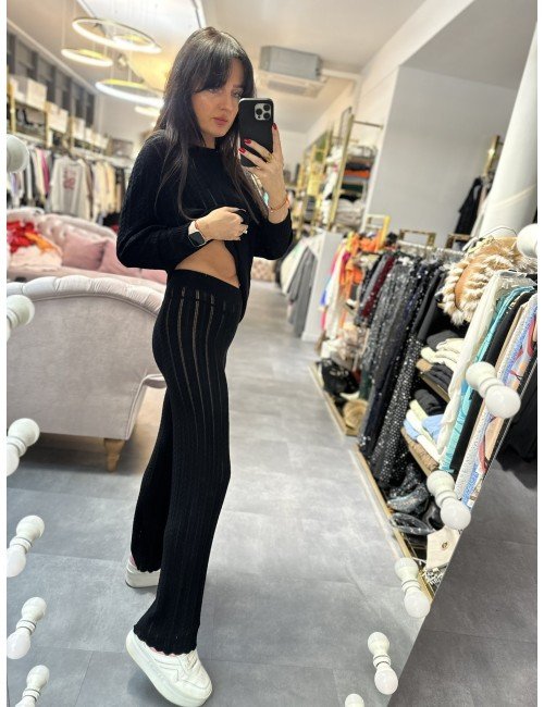 Dzianinowe spodnie // 804**