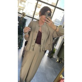 Krótki Kardigan w Stylu Utility – Kolekcja Premium PiaB // 5725