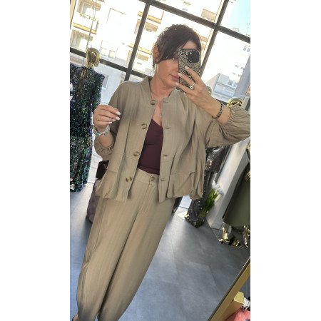 Krótki Kardigan w Stylu Utility – Kolekcja Premium PiaB // 5725