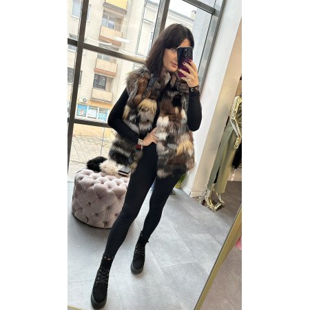 Luksusowy Bezrękawnik AdoreDanew | Futro Naturalne | Jesień/Zima // 2126