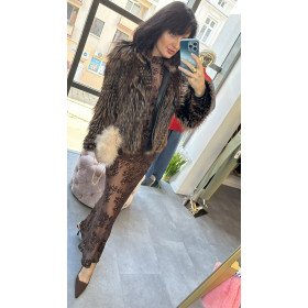 Luksusowe Futro z Lamy AdoreDanew | Naturalne // 2130